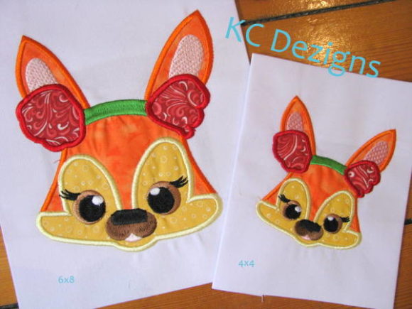 Christmas Fox with Ear Warmers