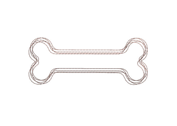 Dog Bone Scribble Stitch