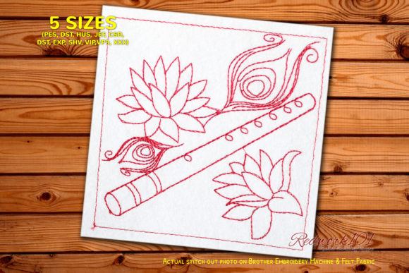 Flute Embroidery Design Review