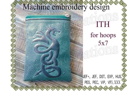 Great Dragon Zippered Bag