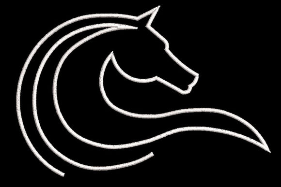 Minimalistic One Line Horse