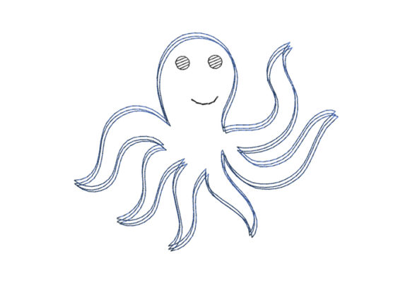 Octopus Scribble Stitch: A Seasonal Embroidery Gem