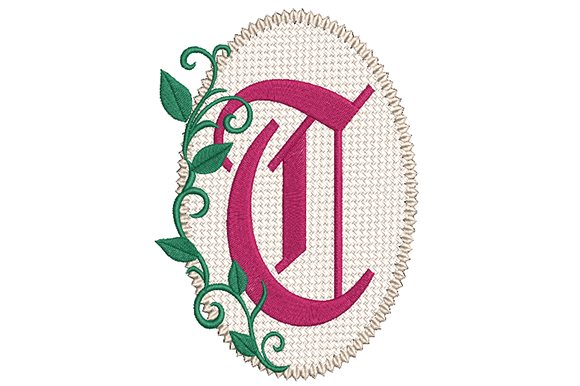 Olde English Monogram Letter T