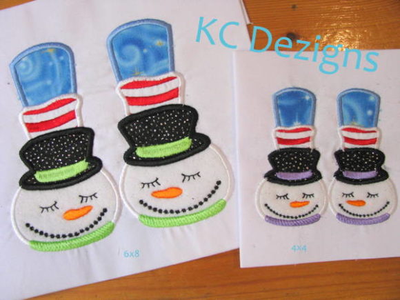 Snowman Feet: A Festive Embroidery Staple