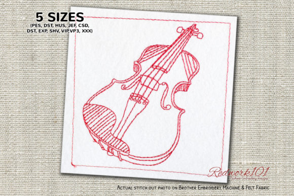 Stentor Redwork: A Music-Inspired Embroidery Design Review