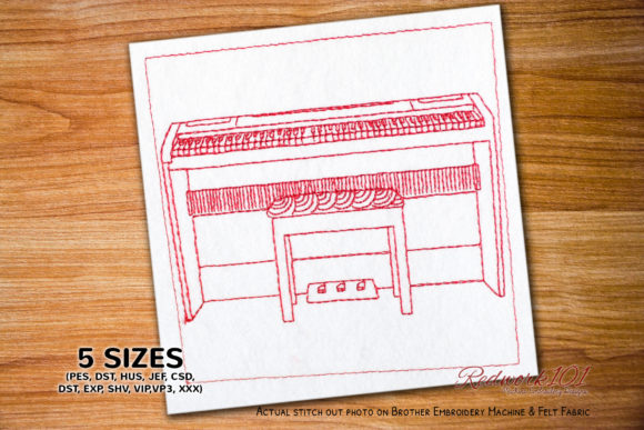 Studio-Piano Embroidery Design Review