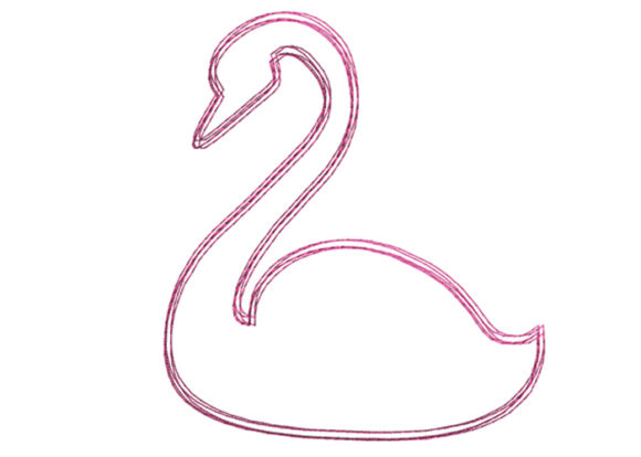 Swan Scribble Stitch: A Smart Choice for Small Business Embroidery
